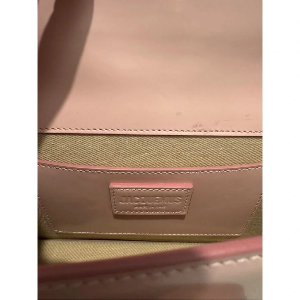 Jacquemus  la Bambino Blush Pink Clutch‎ with Strap